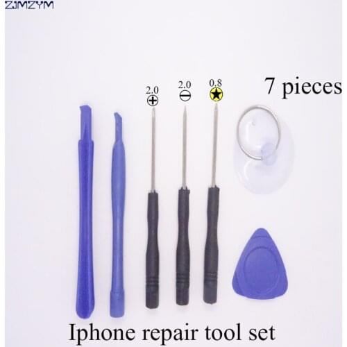 Hot sale 7 in 1 Mobile Phone Repairing Tool Kit Spudger Pry Opening Tool LCD Repair Tools for Iphone tool