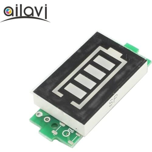 Lithium Battery Capacity Indicator Module 3 Cells 12.6V Digital Tube Blue Display Electric Vehicle Battery Power Tester