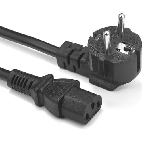 Projector Power Cable 1m 1.5m 1.8m 1mm EU IEC C13 Power Supply Cord For PC Computer Monitor PSU Antminer Printer LG TV PS4 Pro
