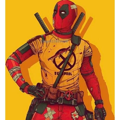 Disney Canvas Painting Marvel Popular Movie Superhero Deadpool Movie Wall Art Pictures Prints Poster for Living Room Home Decor