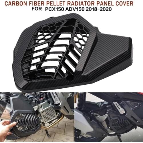 Carbon Fiber Motorcycle Radiator Cover Side Grille Guard Protector Cover for HONDA PCX150 ADV150 2018 2019 2020