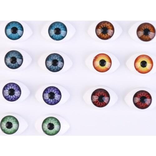 New 12×16 MM Reborn Dolls BJD Doll Acrylic Eyes 7 Colour Color Eyeball For Blyth Dolls Diy BJD Doll Accessories