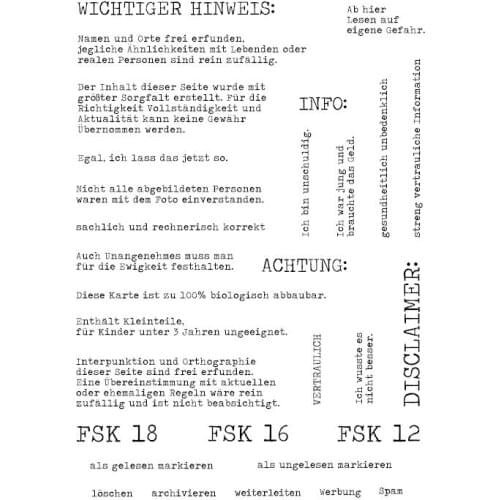 German Transparent Clear Silicone Stamp Seal DIY Scrapbooking photo Album Decorative A0676