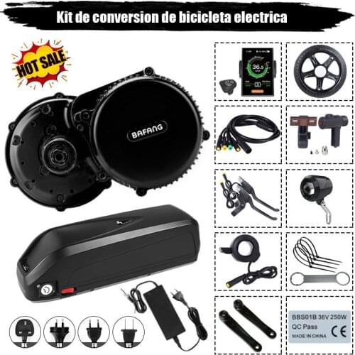 EU US RU No tax New version 48V 750W Bafang Motor Kit with Battery 48/52V 16/17.5AH Electric Bike Kit New Ebike Convers