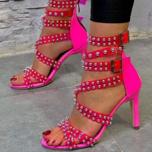 2020 Woman Sandals Slippers Summer Style Wedges Pumps High Heels Buckle Starp Fashion Gladiator Peep Top Pump Zapatos De Mujer