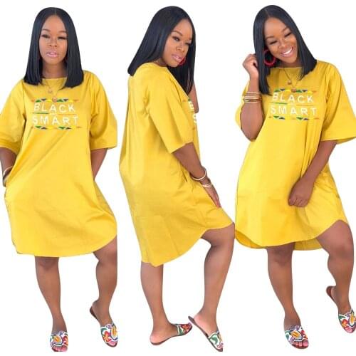 S-XXXL Women Smart Black Long Sleeve Loose Pocket Oversize Tunic Dress Tops