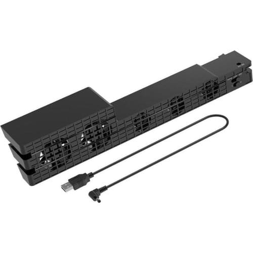 OSTENT 5-Fan Super Turbo Temperature Control Cooling Fan Cooler Heat Exhauster for Sony PS4 Pro Console