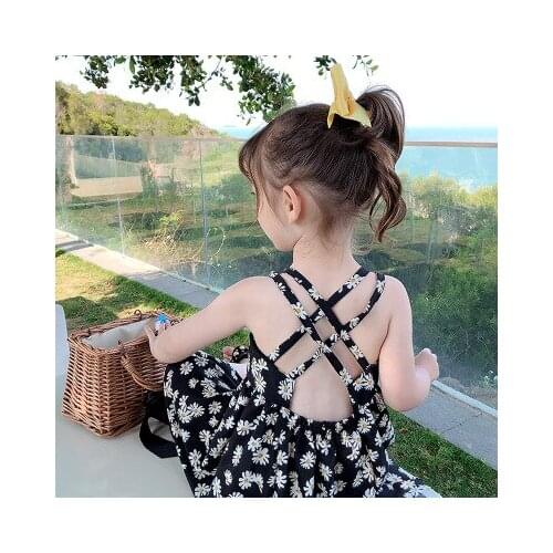 Girl Dress 2021 Summer Floral Pattern Beach Dress For Girl Bohemia Children Dresses Costume For Girls Teen 5 6 7 8 9 10 12 Years