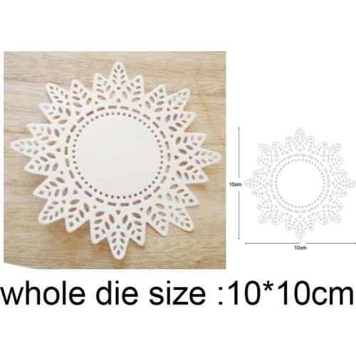 Christmas Flower Frame Metal Cutting Dies Stencils For Scrapbooking dies DIY Craft Stmap Card Making Embossing Die Cuts 2020 New