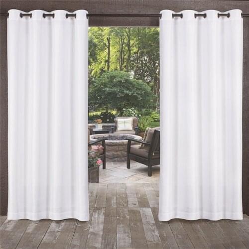 Outdoor Curtain 2 Panel Waterproof Porch High Blackout Drapery Fadeproof for Beach Patio Gazebos Curtain Custom