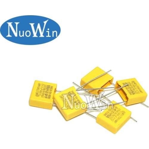 X2 Safety capacitor 275VAC 275V Pitch 7.5MM 10MM 15MM 22.5MM 27.5MM 0.01UF ~ 2.2UF Polypropylene film capacitor 10NF 100NF 1UF