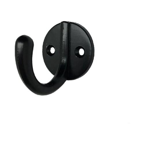 1PCS Vintage Single Prong Hook Mini Size Wall Mounted Retro Black/Bronze Cloth Hanger for Coats Hats Towels Keys