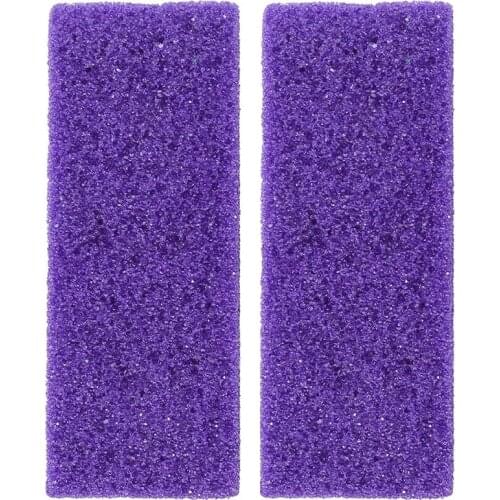 2pcs Foot Pumice Stone Exfoliating Scrub Remover Hard Dead Skin Portable PU Scrub Foot Care Pumice 2021 New Arrivals
