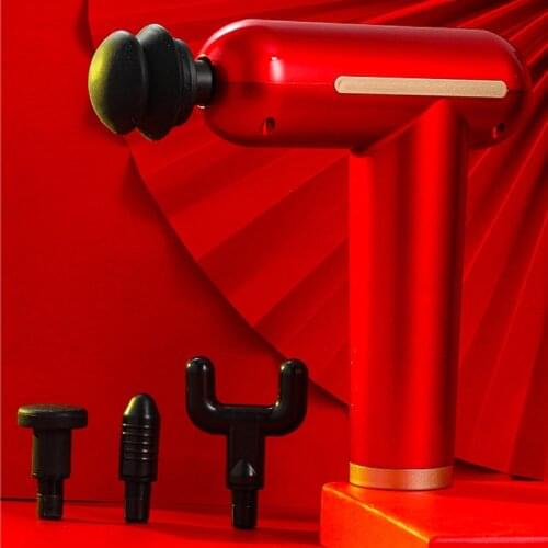 2020 The Newest6 Heads Massage Gun Fascia Gun Relaxation Pain Relief Slimming Shaping Sport High Speed Vibration Massager