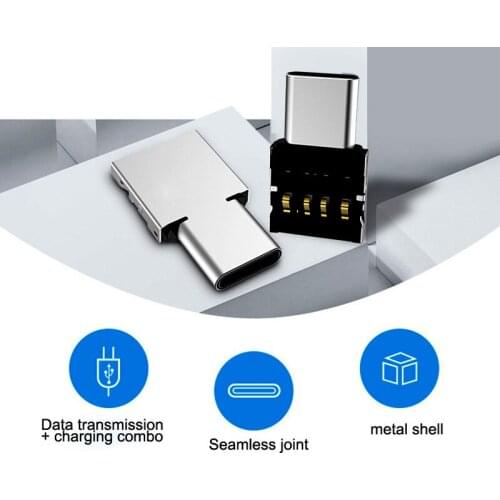Type-C USB-C to USB 2.0 OTG Adapter for Xiaomi Mi A1 For Samsung Galaxy S8 Plus Oneplus 5T Macbook Pro Type C OTG Converter