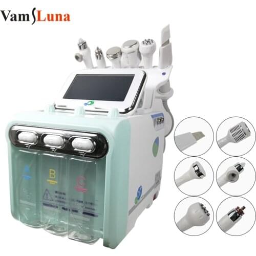 6 in 1 Water Dermabrasion Machine Hydrogen Oxygen Small Bubble Beauty Machine, For Deep Cleaning Skin Rejuvenation Moisturizing