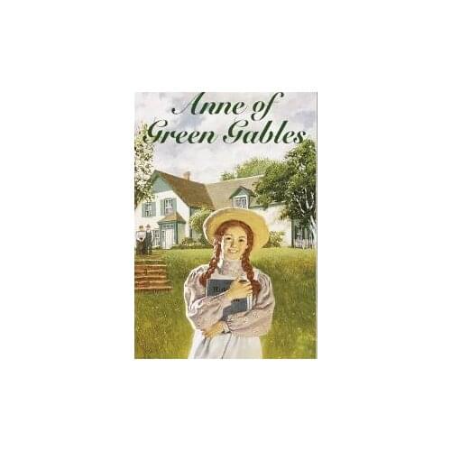 Anne of Green Gables Book cover Locket Necklace keyring silver & Bronze tone
