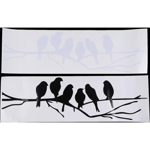 1Pc Living Room Bedroom Nursery Room Wall Decals Birds on Tree Peel and Stick Fresh Removable Wall Stickers for Kids