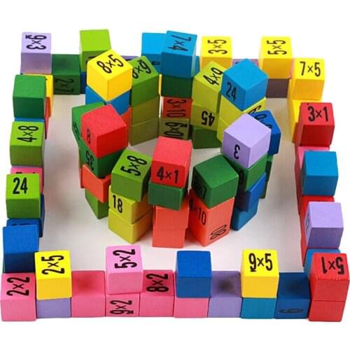 Baby Wooden Toys 1 Pack Multiplication Table Math Teaching Aids Early Educational Digital Calculate Board Montessori Math Toys