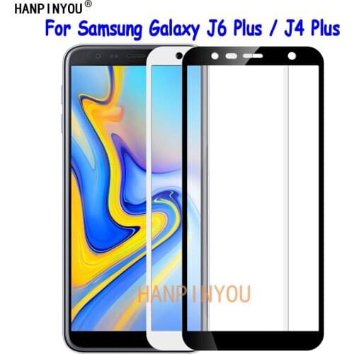 For Samsung Galaxy J4 J6 Plus (2018) J415F J610F 6.0" Full Cover Tempered Glass Screen Protector Explosion-proof Protective Film