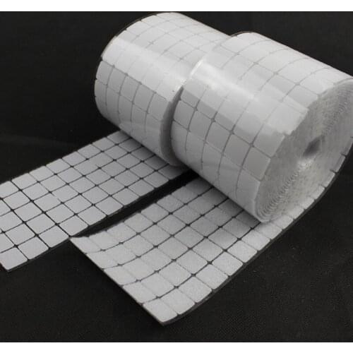 50Pairs 20*20mm Square Adhesive Fastener Tape Nylon Polyester Hook And Loop Magic Sticker Tape Strong Self Adhesive Tape 2Colors