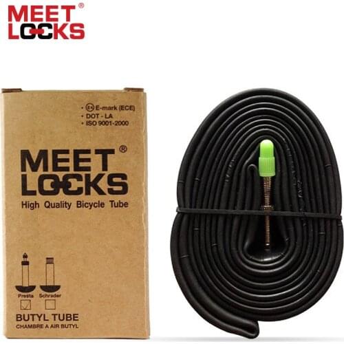 MEETLOCKS Mountain Road Bike Inner Tube Presta 700x25/28mm Road Tire Cycling Inner Tube Butyl Rubber Bicycle Tyre Bike Parts