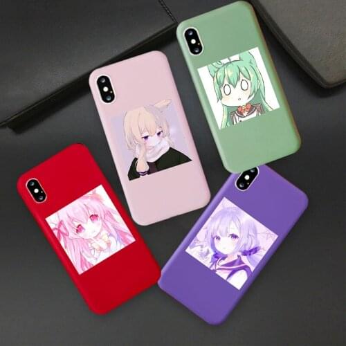 Anime Azur Lane Prinz Eugen Cute Girls Phone Case for Iphone 7 8 Plus Cover for Iphone 11 X XS XR XSMAX 6S Coque Fundas