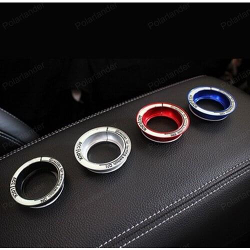 Car Engine Start Stop button sticker For F/ord k/uga 2013 Luminous Ignition Key Ring cover
