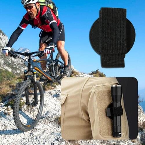 Outdoor Tactical Flashlight Pouch Holster 360 Degree Torch Flashlight For Belt Clip Accessories Holder Rotatable Hunting Co J5X2