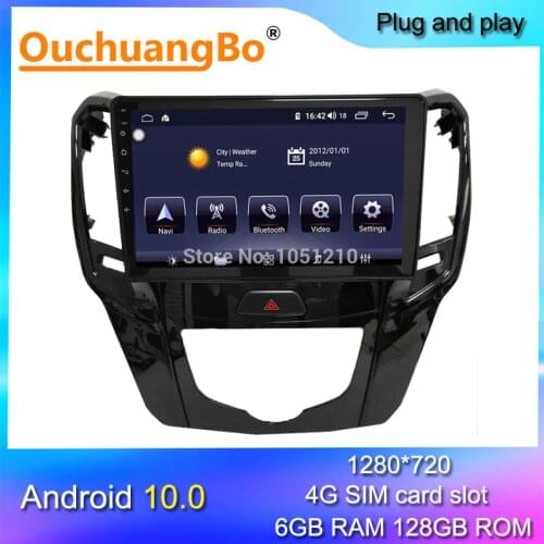 Ouchuangbo RHD android 10.0 gps radio recorder for GWM Great Wall M4 2012-2016 haval hover H1 2017 stereo 6GB+128GB LHD