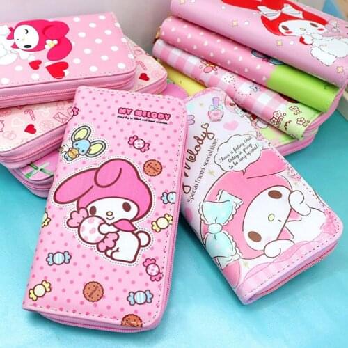 Sanrio hello kitty wallet cartoon cute girl boy coin purse student storage bag children coin bag kid Clutch card holder