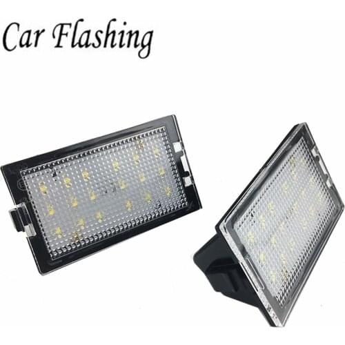 For Land Rover Discovery Series 3 / LR3 4 / LR4 Freelander 2 / LR2 Range Rover Sport Car LED license Number Plate Light Lamp CE