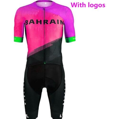 BAHRAIN Pro Cycling Jerseys Women Cycling Skinsuit Triathlon suit Bicycle Swimming Running suit Clothing Ropa Ciclismo Maillot