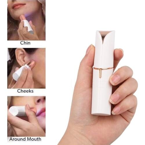 Face Hair Removal Lipstick Shaver Electric Eyebrow Trimmer Painless Eye Brow Arm Hair Remover Mini Shaver Epilator for Women