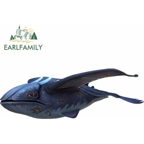 EARLFAMILY 13cm x 4.6cm for Leviathan Blue Monster Decal Motorcycle Anime RV Car Stickers Surfboard Personality Vinyl Car Wrap