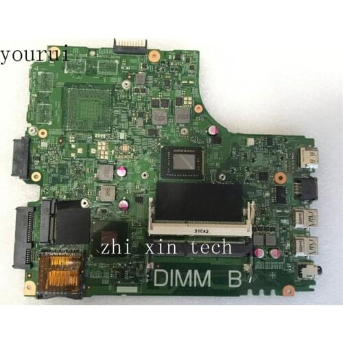 Yourui For Dell 14R 3421 Laptop motherboard 12204-1 PWB :5J8Y4 REV :A00 with i3-3217u CPU DDR3 Fully Tested
