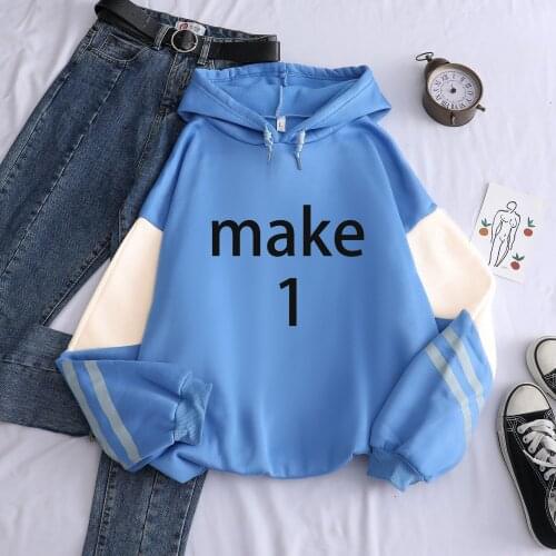 Women patchwork Hoodie CUSTOMIZE MADE hoodies