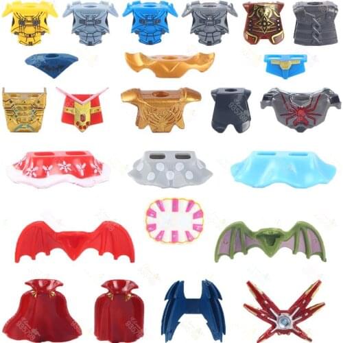 10PCS Military Medieval Armor Dress Compatible Anime Action Figure Building Blocks Creator Bricks Educational Toys For Children