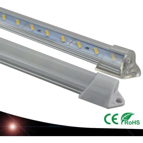 10X Wholesale Factory Wholesale 50 CM DC 12V 36 SMD 7020 LED Hard Disk LED Strip Light Bar with Aluminum Shell
