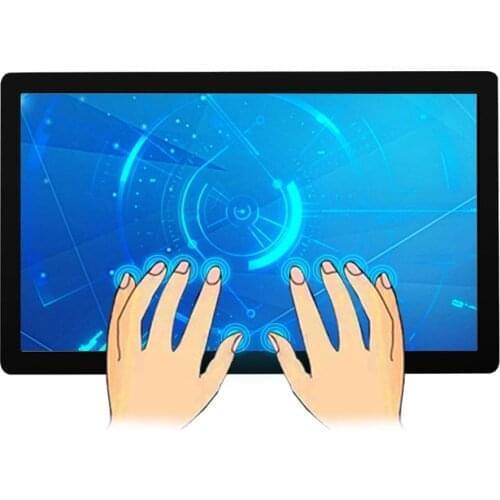 15.6 17.3 18.5 21.5 23.6 Inch Windows 10 Industrial all in one Computer Capacitive Touch Screen J1900 4GRAM 32GSSD Linux 232 Com