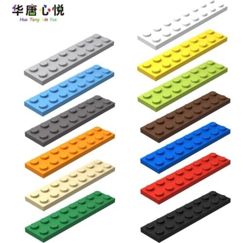 20PCS /Set 3034 MOC 2x8 Normal Board Bricks Assembles Particles Accessories Parts Building Blocks Toys for Children Kids Gifts