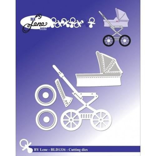 2021 AliliArts Metal Cutting Dies Baby Carriage diy Scrapbooking Photo Album Decorative Embossing PaperCard Crafts Die