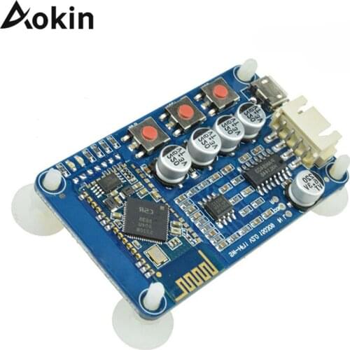 Automatic Connection CSR8635 PAM8403 Stereo Amplifier Module Bluetooth 4.0 HF11 Digital Audio Receiver Board 5V Mini USB Aokin