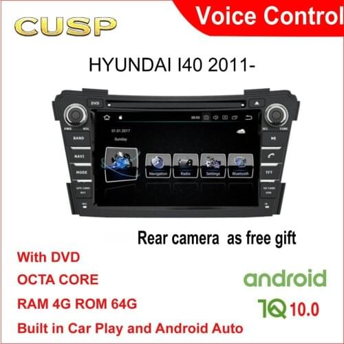 CUSP Android 10.0 Car dvd player for Hyundai I40 2011 2012 2013 2014 2015 2016-2020 2 Din Car Radio gps stereo Multimedia Audio