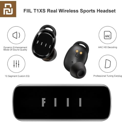 Global FIIL T1XS true Wireless Headsets Bluetooth Earphone In-Ear TWS Earbuds Noise Reduction Touch Control For iPhone Android