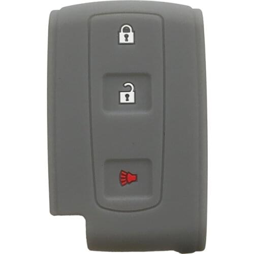 Smart Key Shell Fob Cover Case Auris Prius Rav4 for Toyota Chr Yaris Avensis Verso Silica Gel Key Skin Holder Silicone Key Fob