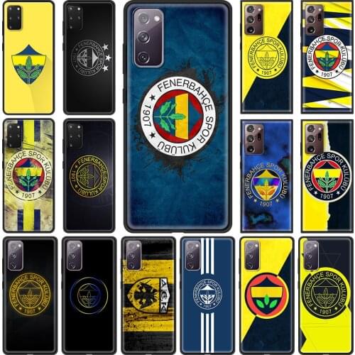 Fenerbahce Phone Case for Samsung Galaxy S21 S20 FE Note 20 Ultra S10 Lite S9 Plus S8 S10e TPU Cover Black Soft Shell