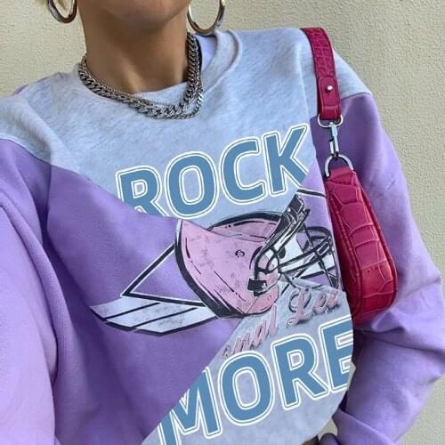 DINGHAN Women's Sweatshirts With Print