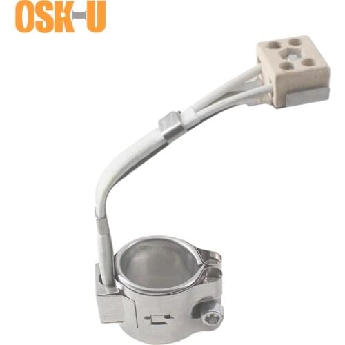 25mm ID Band Heaters 25/30/35mm Height Stainless Steel Electric Heating Element Wattage 60/70/80W for Injection Machine