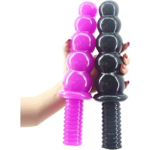 FAAK Big Anal Beads Female Masturbator Wand Dildo Huge Long Anal Plug Ass Plug Vaginal Expansion Stimulation Erotic Sex Products